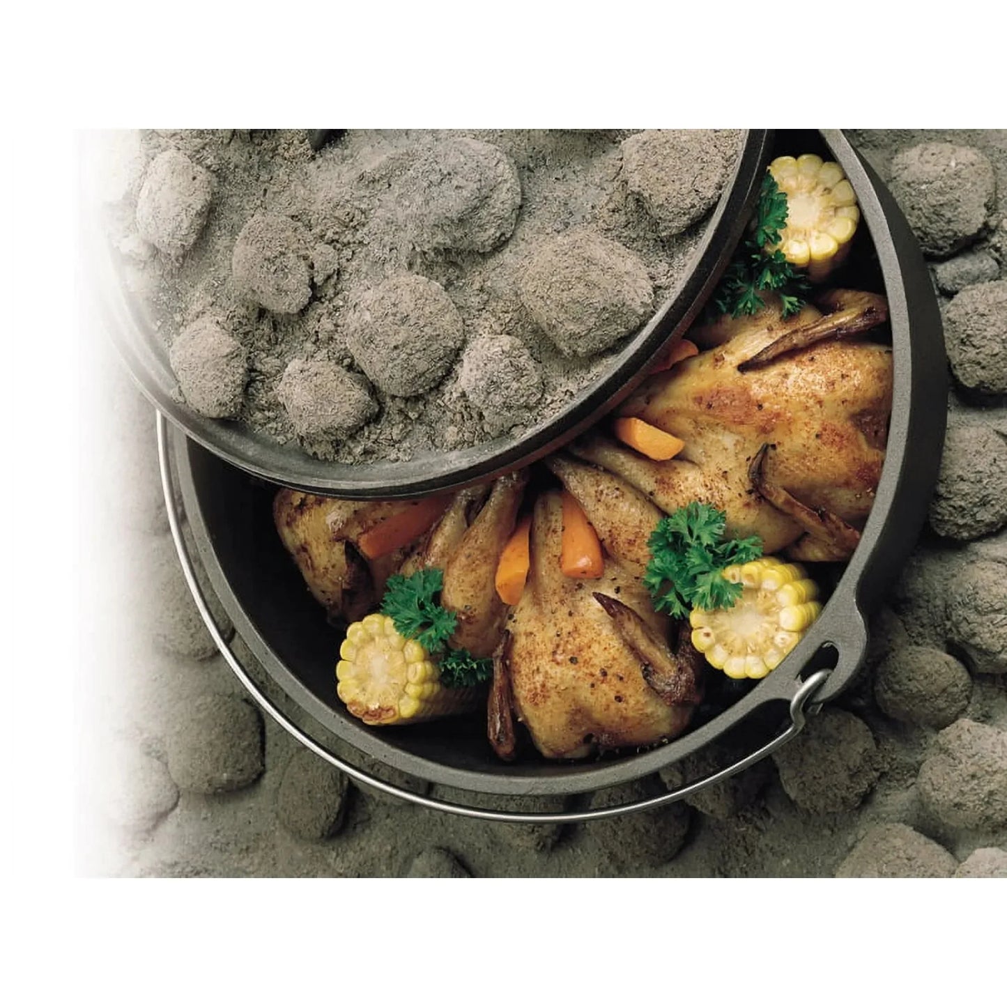 4 Quart Cast Iron Camp Dutch Oven