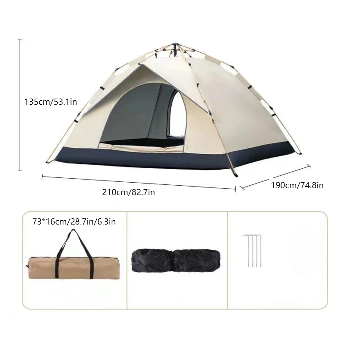 Automatic Quick-opening Waterproof Tent