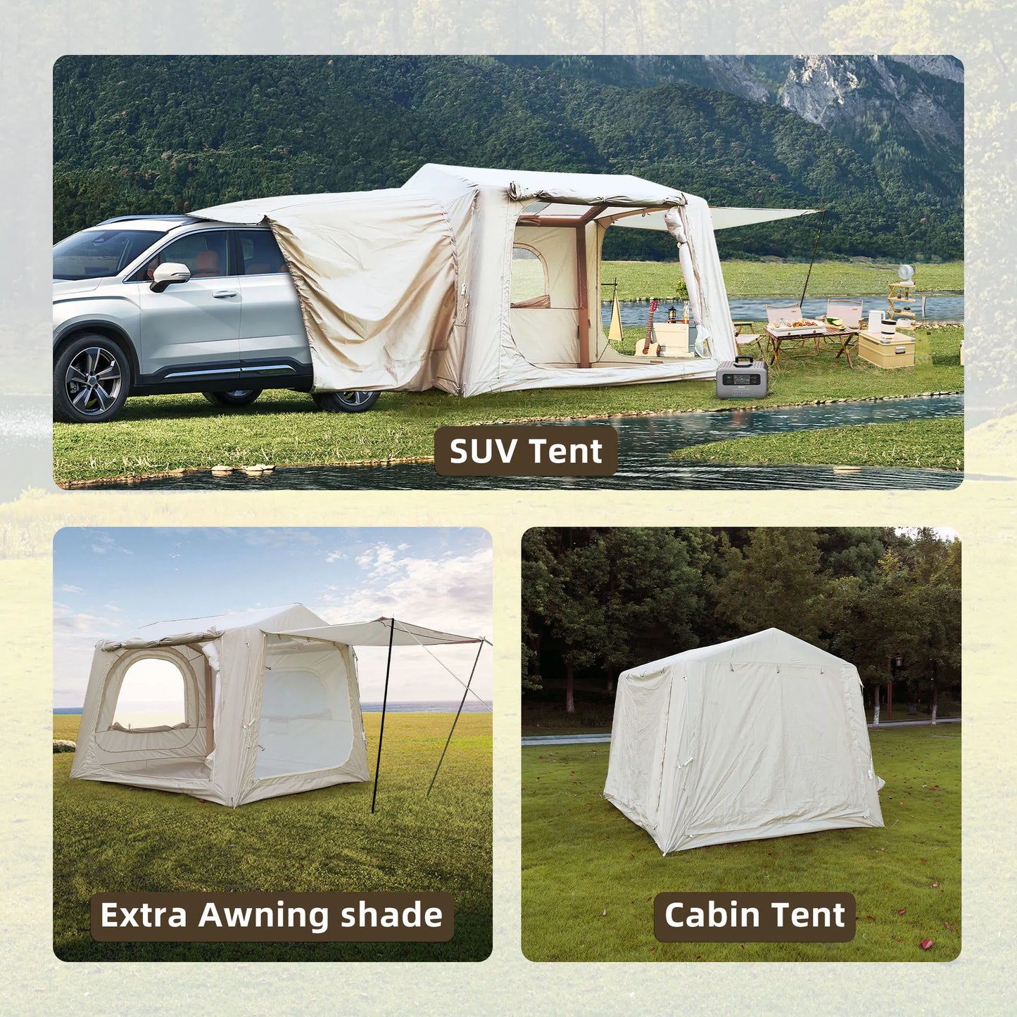 Inflatablet SUV tent 4/6/8 Person