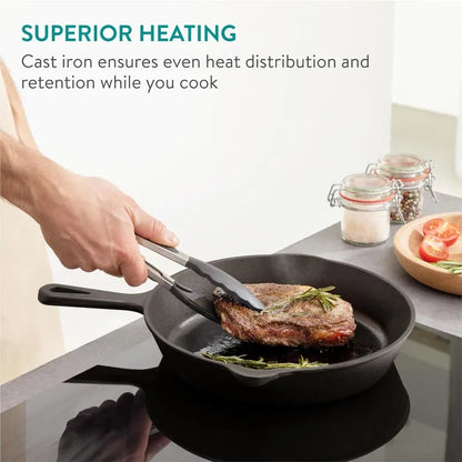 3pcs Cast Iron Skillet Set