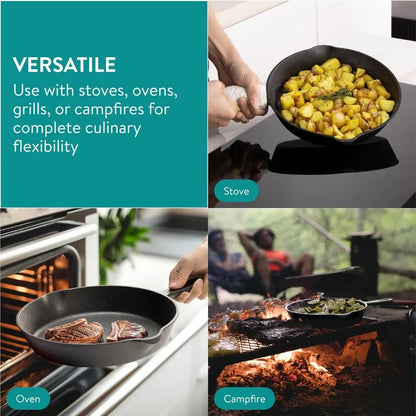 3pcs Cast Iron Skillet Set