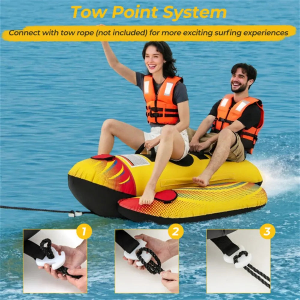 Double Inflatable Towable Tube Banana Boat
