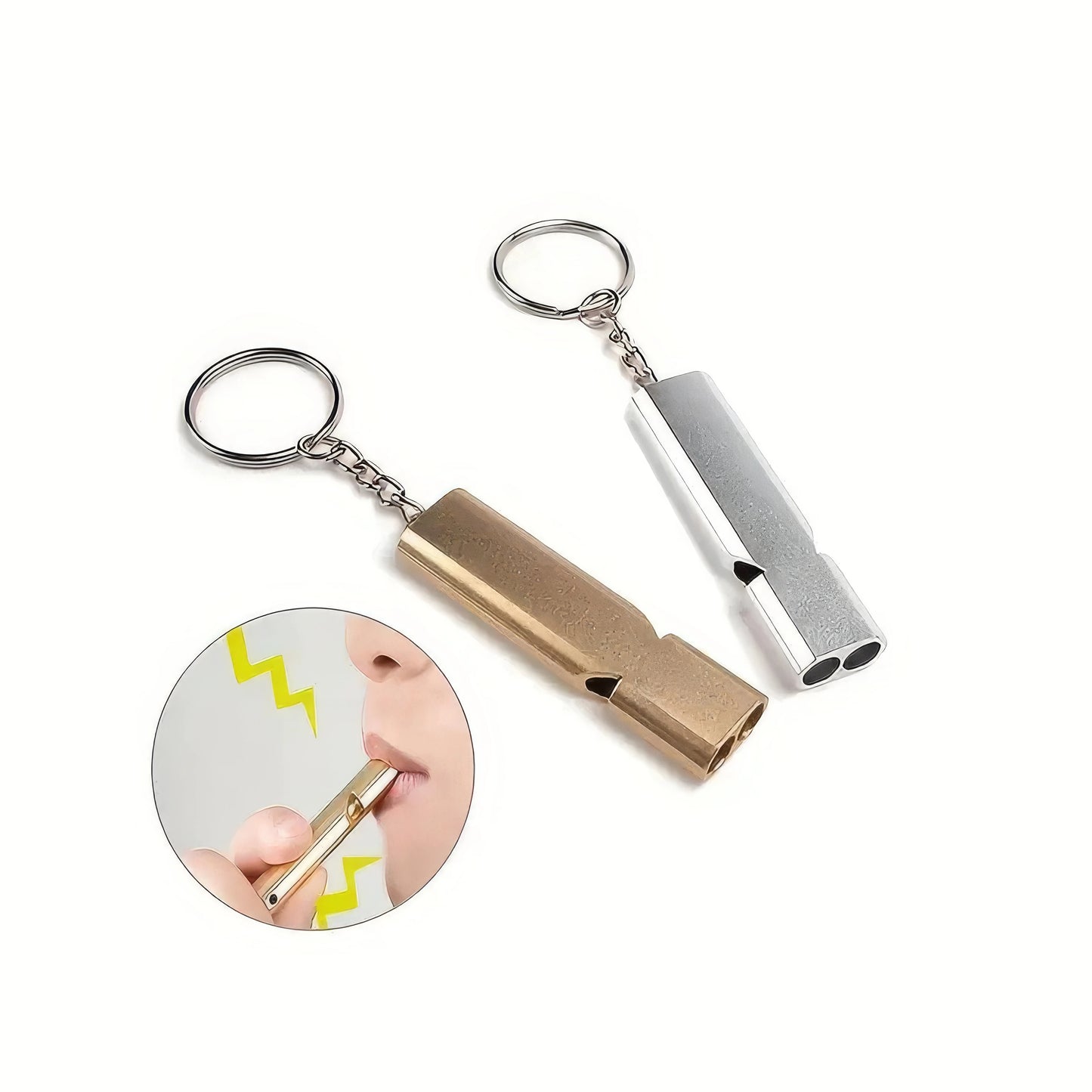 Emergency and Rescue Warning Whistle 2 pcs