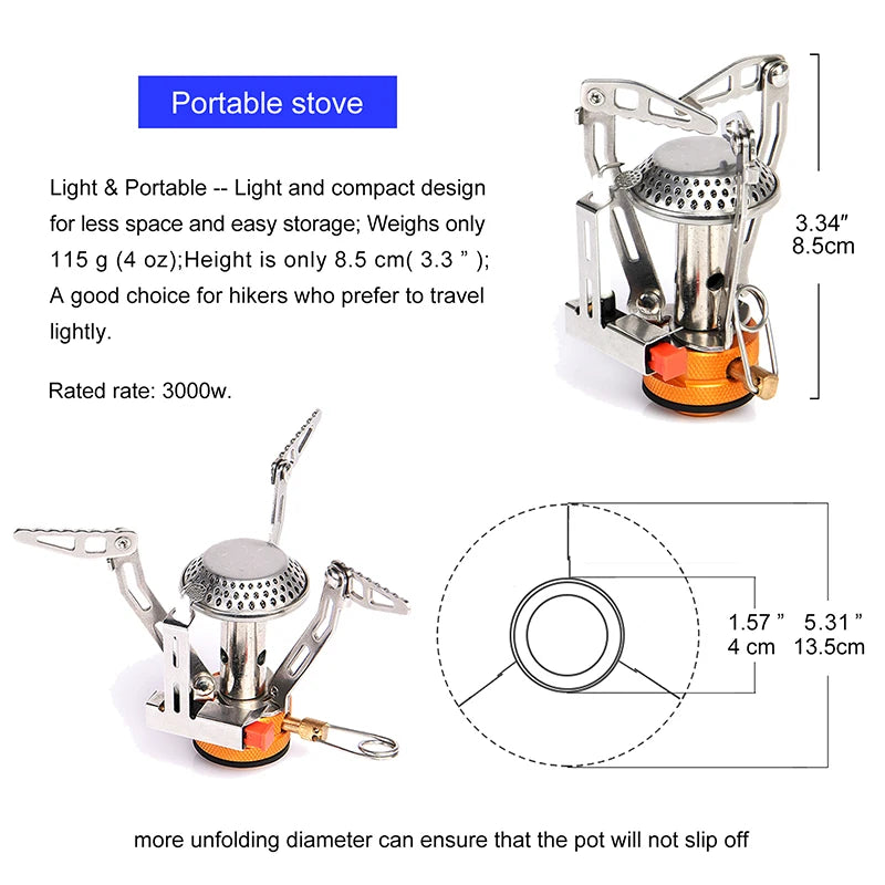 Camping Cookware Set with stove