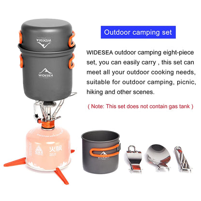 Camping Cookware Set with stove
