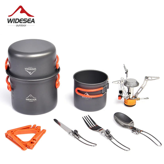 Camping Cookware Set with stove