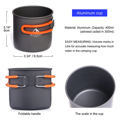 Camping Cookware Set with stove