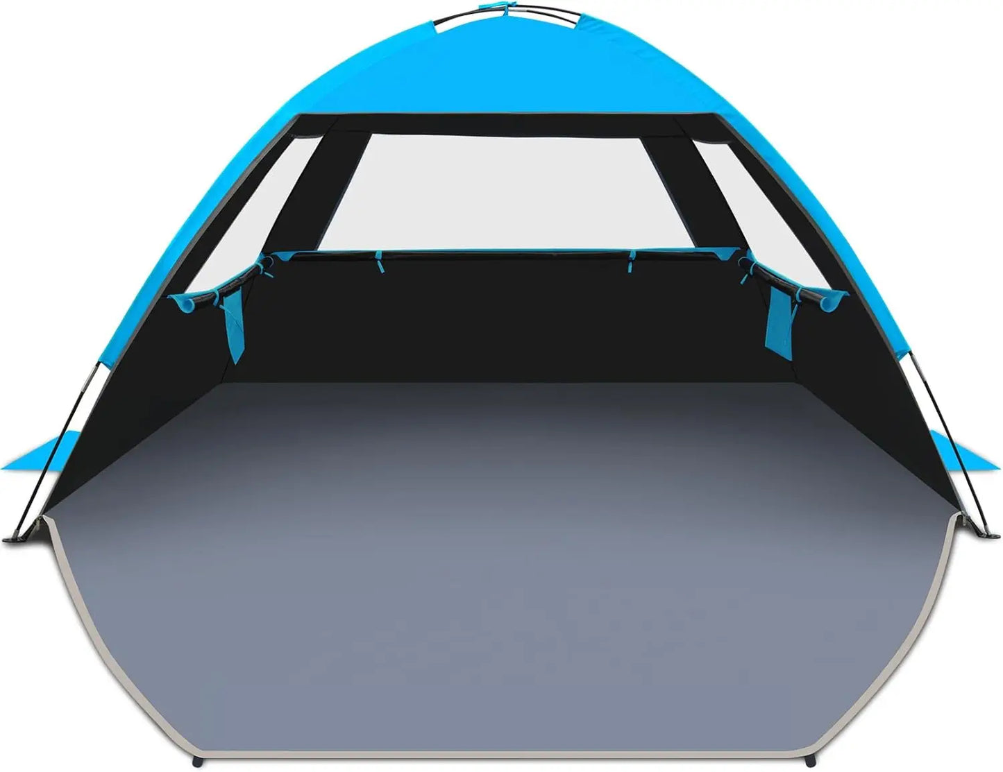 Beach Tent Sun Shelter for 3 4 6 8 10 Person with UPF 50 UV Protection Lightweight Easy Setup Beach Shade Canopy Portable