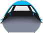 Beach Tent Sun Shelter for 3 4 6 8 10 Person with UPF 50 UV Protection Lightweight Easy Setup Beach Shade Canopy Portable