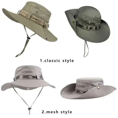 Summer Men's UPF Safari Hat