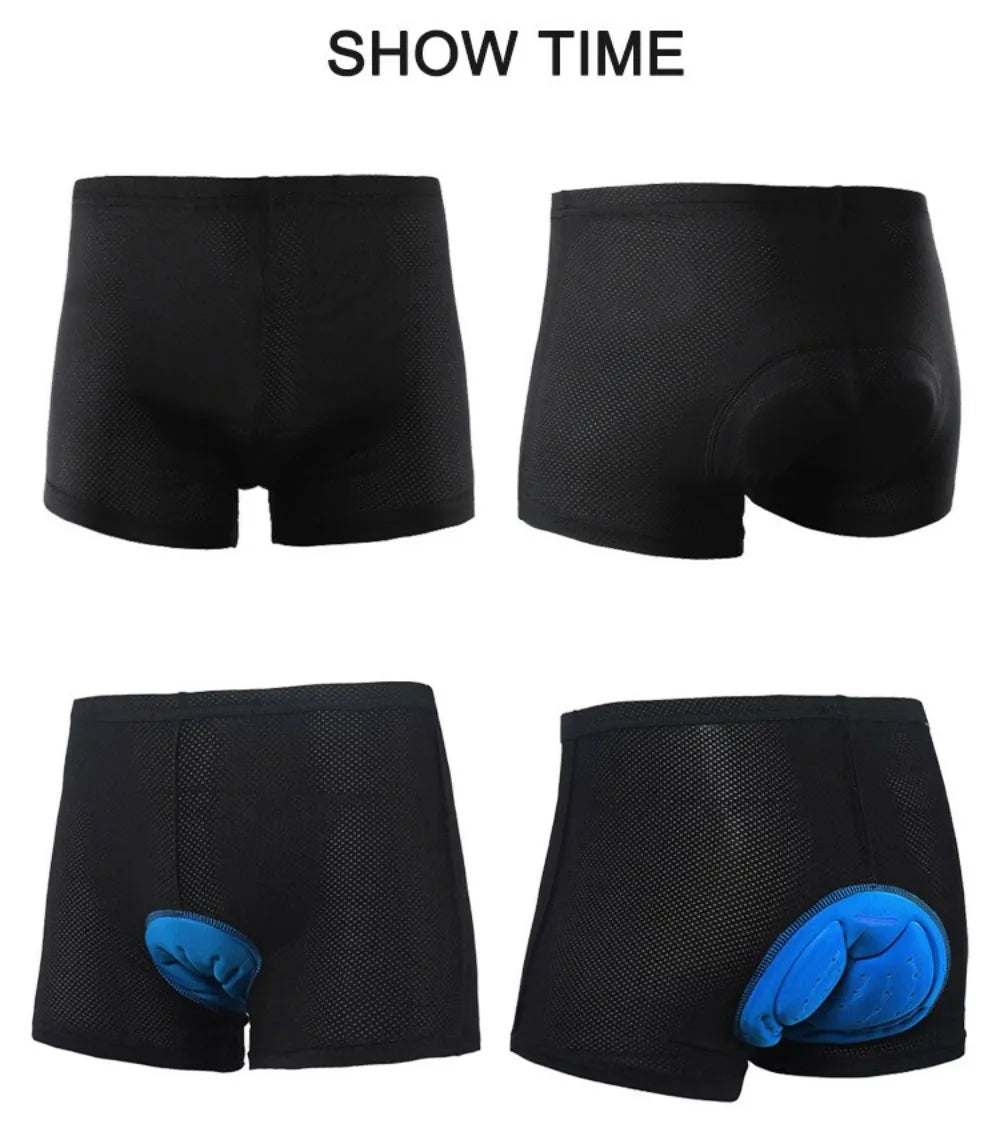 3D GEL Padded Bike Cycling Underwear