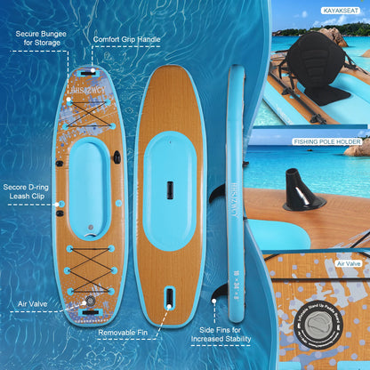 10' Inflatable Stand Up Paddle Board