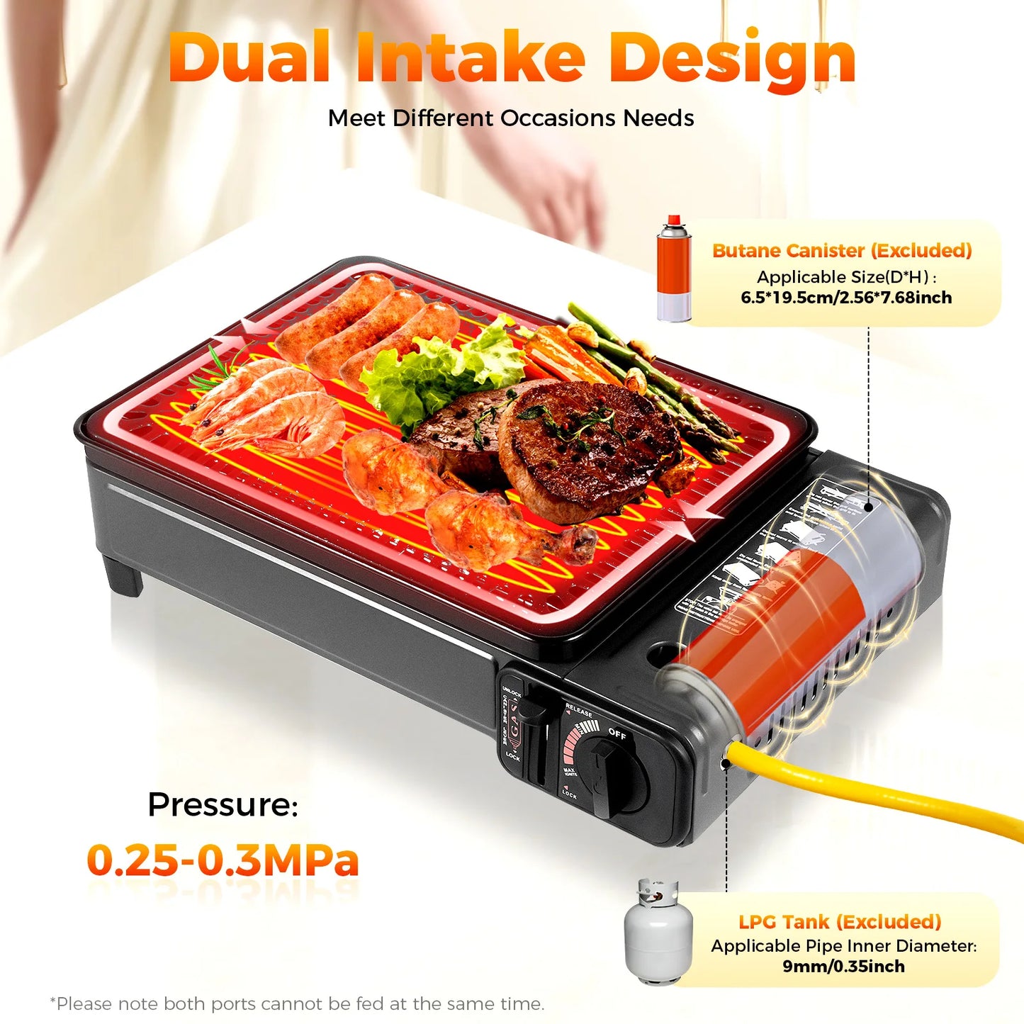 Portable Butane Gas Grill