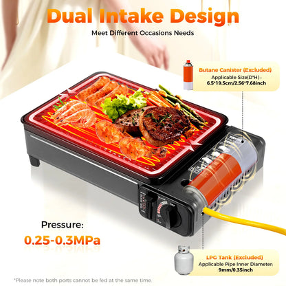 Portable Butane Gas Grill