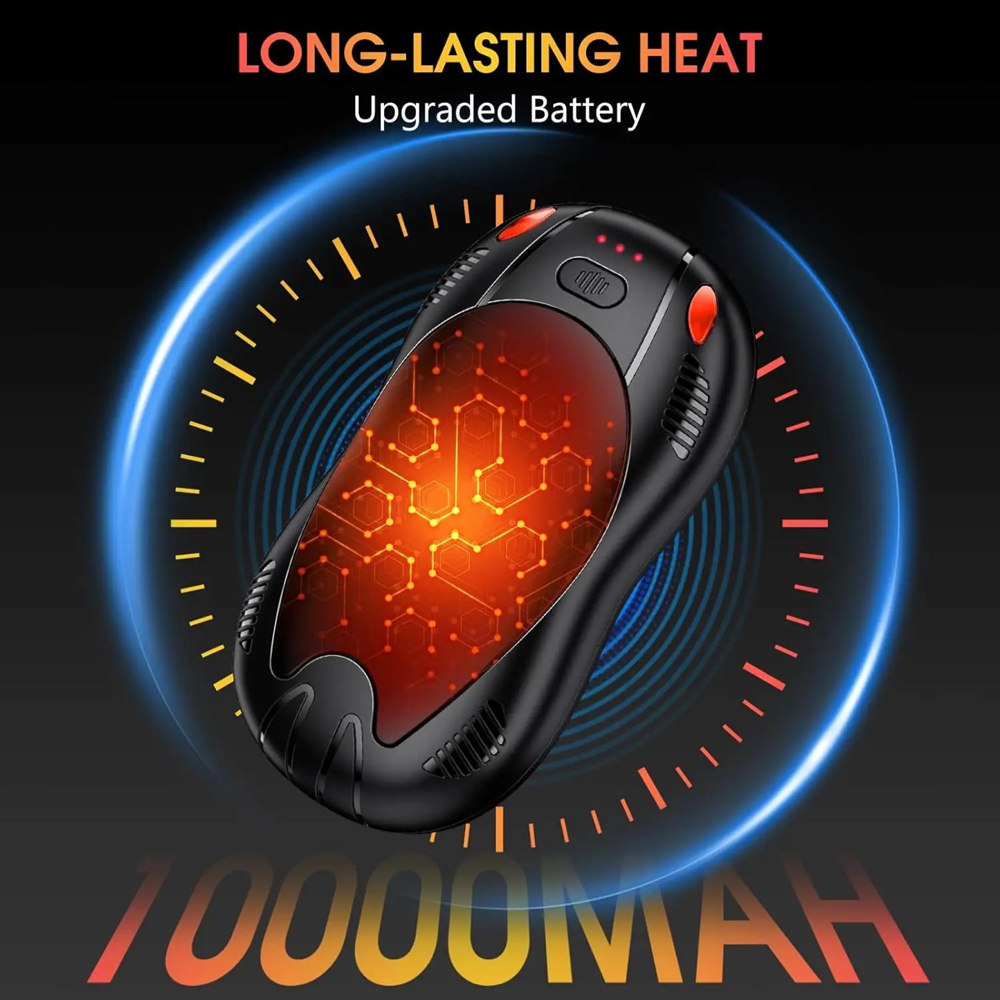 Hand Warmers Rechargeable 10000mAh 2 Pack
