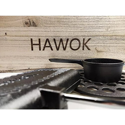Pre-seasoned Cast Iron Dutch Oven Camping Cooking Set