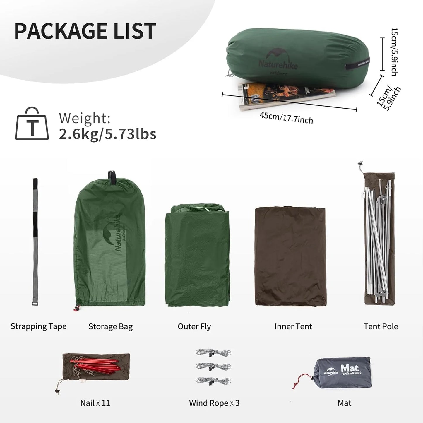 Ultralight Waterproof Tent 2 People 4 Seasons