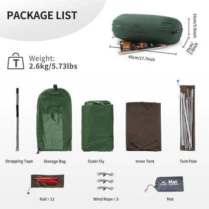 Ultralight Waterproof Tent 2 People 4 Seasons