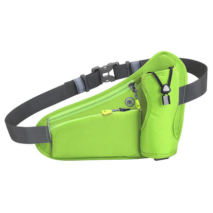 Hydration Belt Pack Reflective Running Waist Bag Large Capacity Water Bottle Holder Bag Multifunction for Hiking Walking