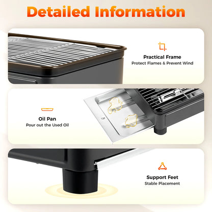 Portable Butane Gas Grill