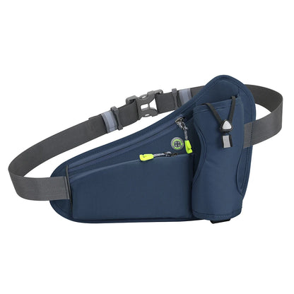 Hydration Belt Pack Reflective Running Waist Bag Large Capacity Water Bottle Holder Bag Multifunction for Hiking Walking