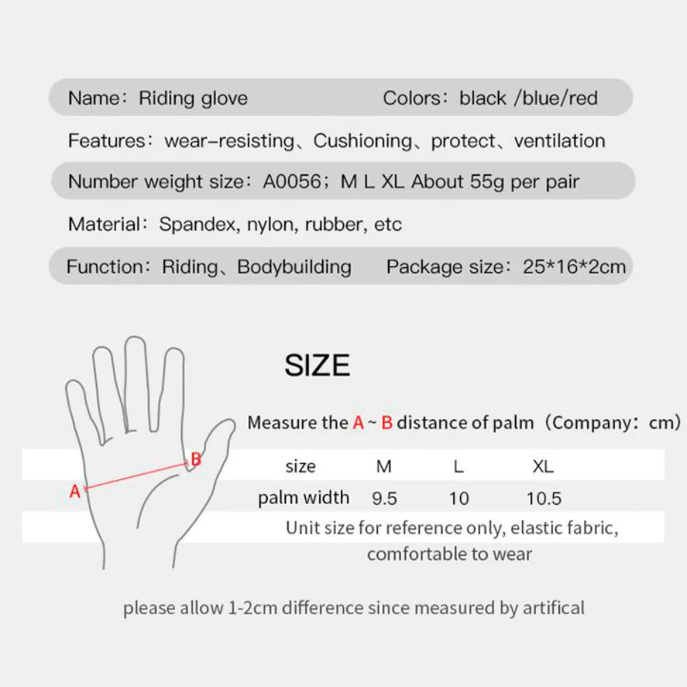 Full Finger Bicycle Gloves