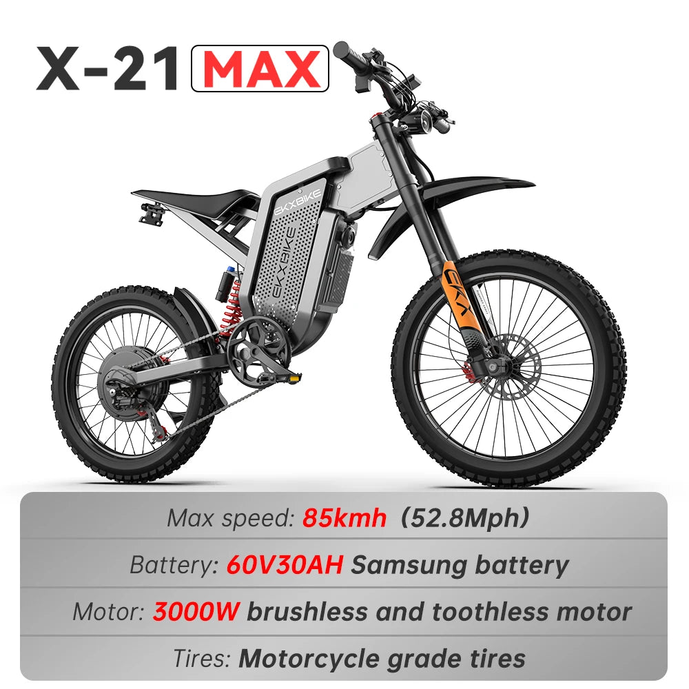 Electric Motorcycles 3000W Brushless Gearless