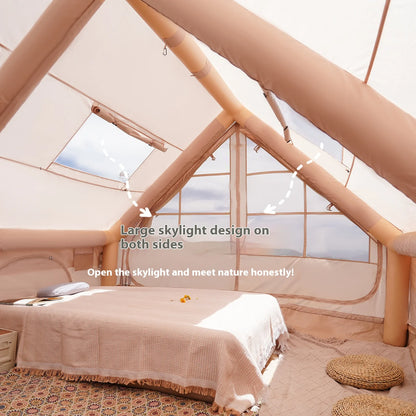 Luxury Camping Tents, Inflatable Tents With Stove Plug, 4/6/8 Person