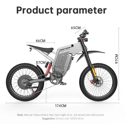 Electric Motorcycles 3000W Brushless Gearless