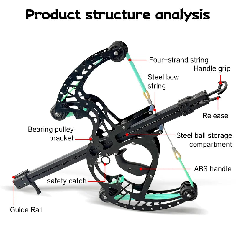 All-Metal Composite Bow 50-shot capacity