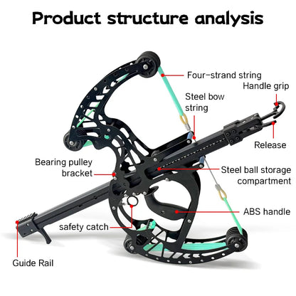 All-Metal Composite Bow 50-shot capacity