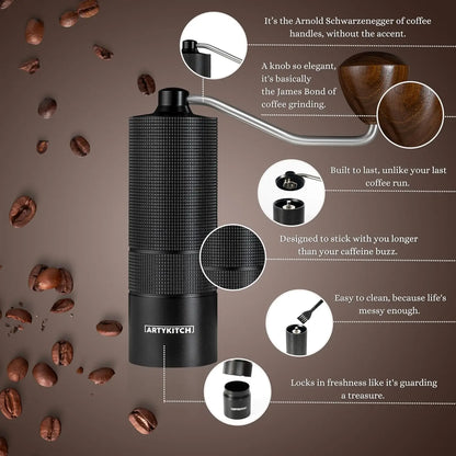 Stainless Steel Manual Coffee Grinder