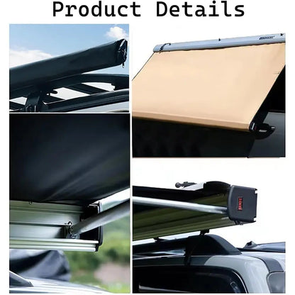 Retractable Roof Rack Awning & Sun Shade