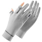 Lady Sunscreen Ice Silk Gloves