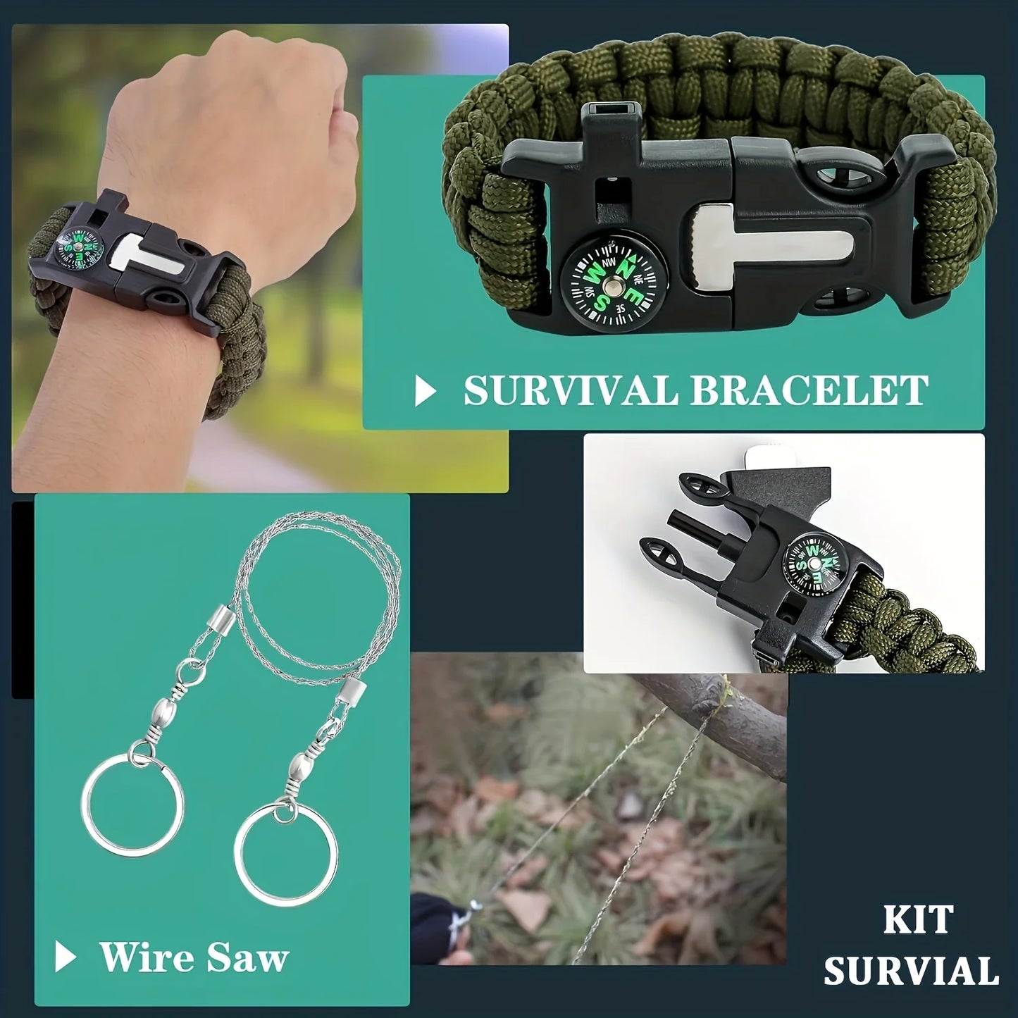20-in-1 Emergency Survival Equipment & Tools