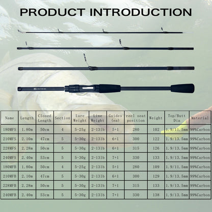 Spinning Baitcasting  Trout Pole