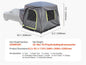 SUV Tent with Shade Awning and Mesh Windows