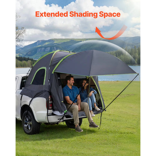 Pickup Truck tent with Expandable Awning
