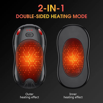 Hand Warmers Rechargeable 10000mAh 2 Pack