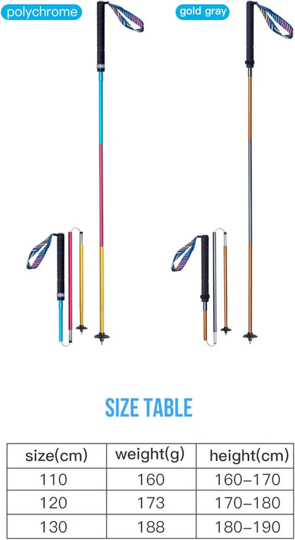 Ultralight 7075 Aluminum Alloy Quick Lock Trekking Poles