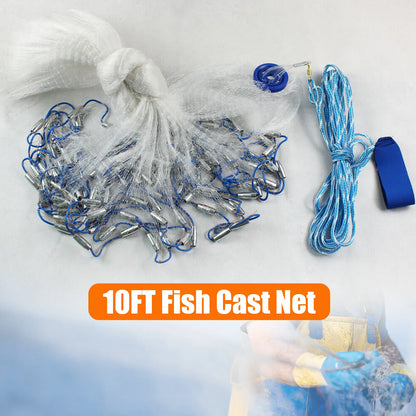 10FT Saltwater Fishing Cast Net