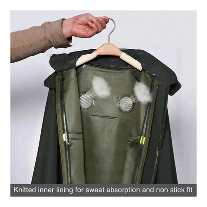 Thickened Hooded Rain Jacket And Pants
