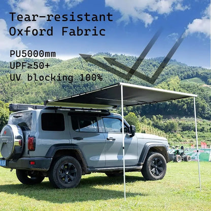 Retractable Roof Rack Awning & Sun Shade