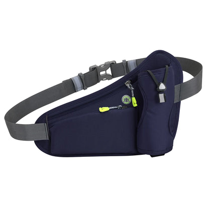 Hydration Belt Pack Reflective Running Waist Bag Large Capacity Water Bottle Holder Bag Multifunction for Hiking Walking