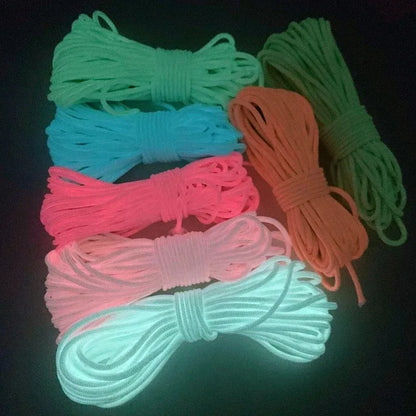 Luminous Glow In The Dark 4mm Paracord Rope