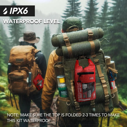 250-Piece Waterproof First Aid Kit