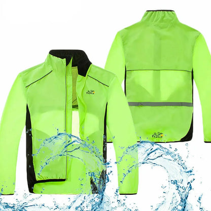 Men's Reflective Cycling Rain Jacket