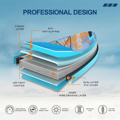 10' Inflatable Stand Up Paddle Board
