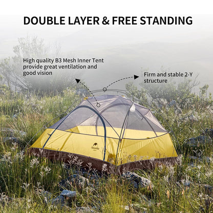 Ultralight Waterproof Tent 2 People 4 Seasons