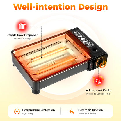 Portable Butane Gas Grill